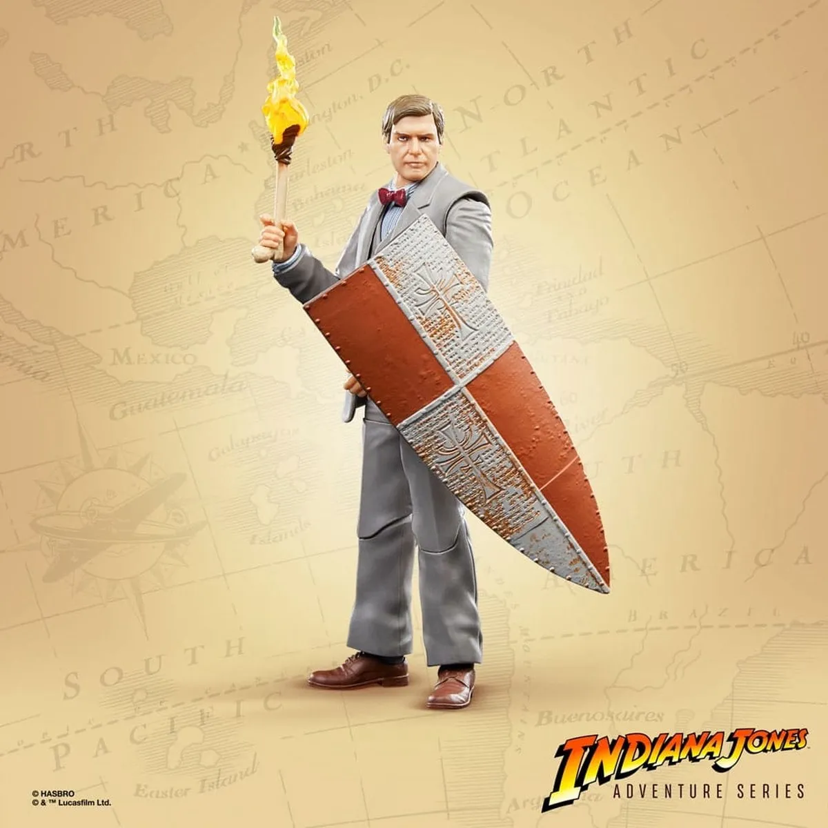 Hasbro Indiana Jones Adventure Series Professor Actiefiguur 15cm - F6248 Multicolours