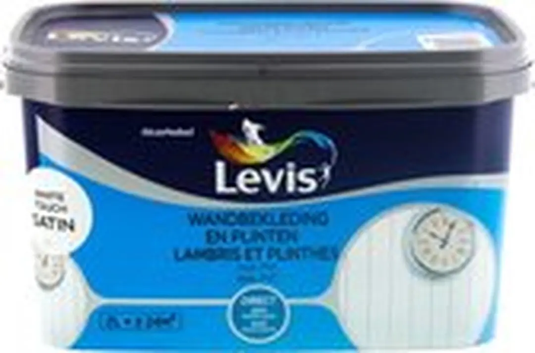 Levi's Wandbekleding & Plintenverf Satin White Touch