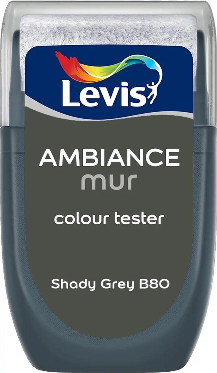 Levi's Muurverf Kleurtester Shady Grey B80