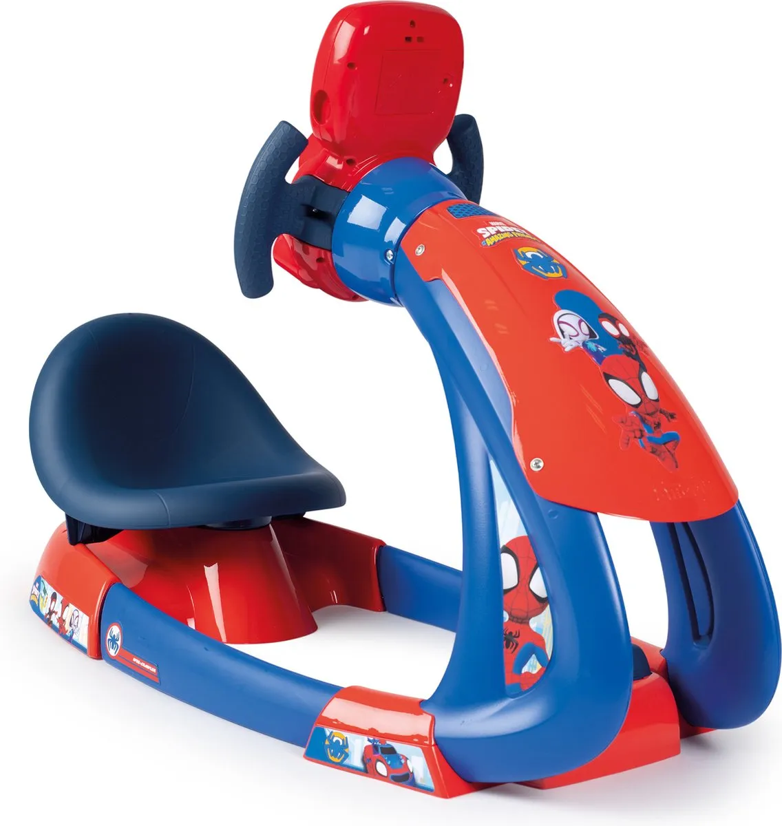 Smoby Spidey V8 Driver Rijsimulator - Spiderman - Rood/Blauw