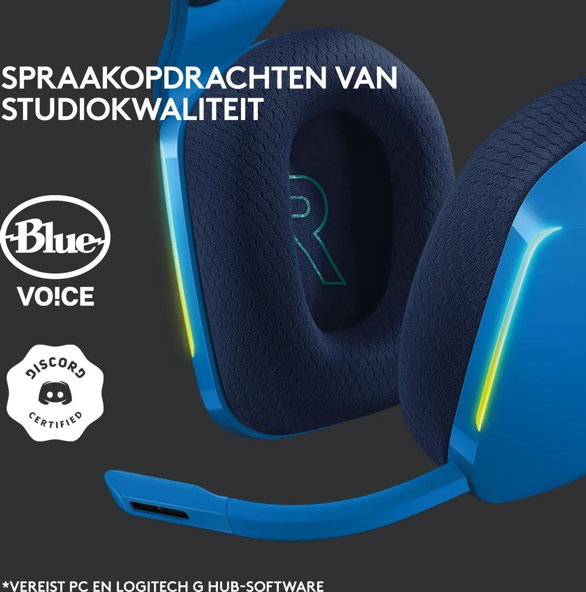 Logitech G G733 LIGHTSPEED Draadloze Gaming Headset - Blauw
