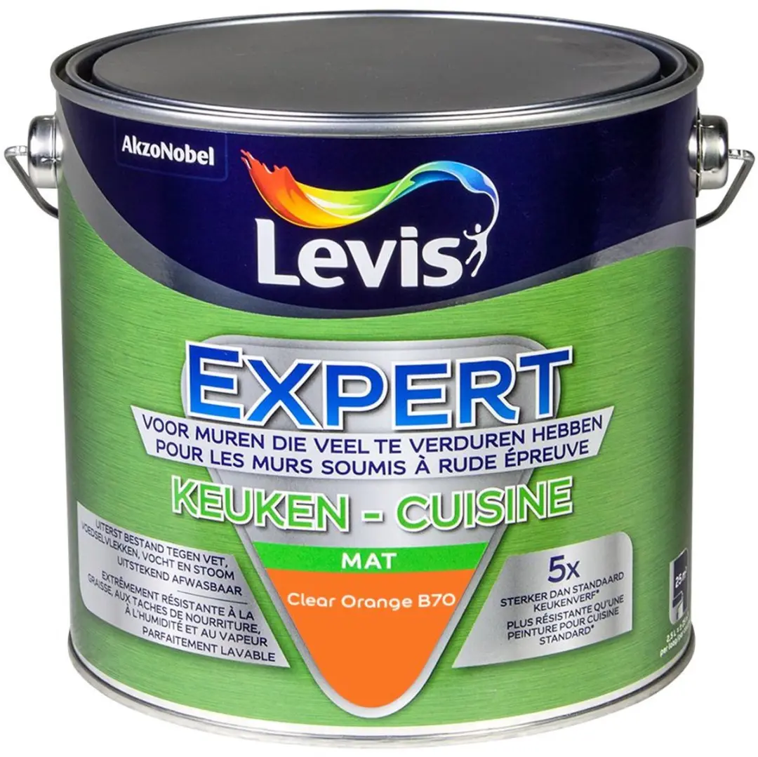Levi's Expert Keuken Mix Clear Orange B70 Mengverf 2,5L