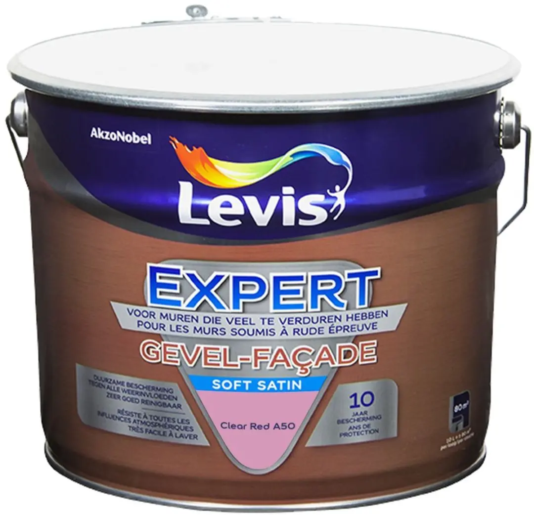 Levi's Expert Gevel Mix Clear Red A50 Mengverf 10L