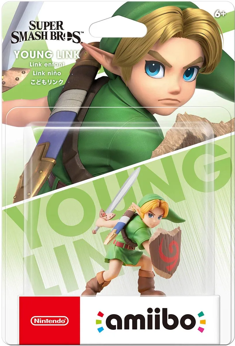 Nintendo Amiibo Young Link Super Smash Bros.