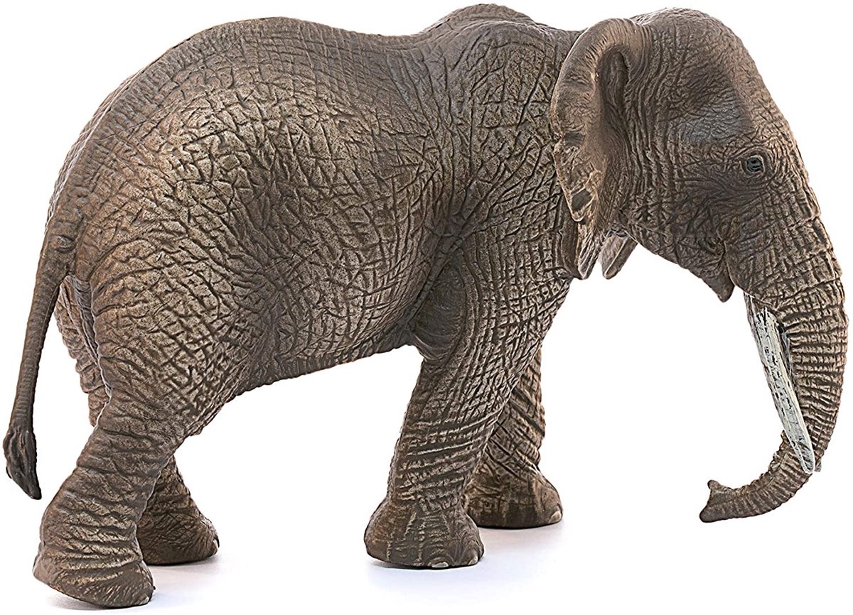 Schleich Wild Life Afrikaanse olifant vrouwtje speelgoedfiguur 15 cm.