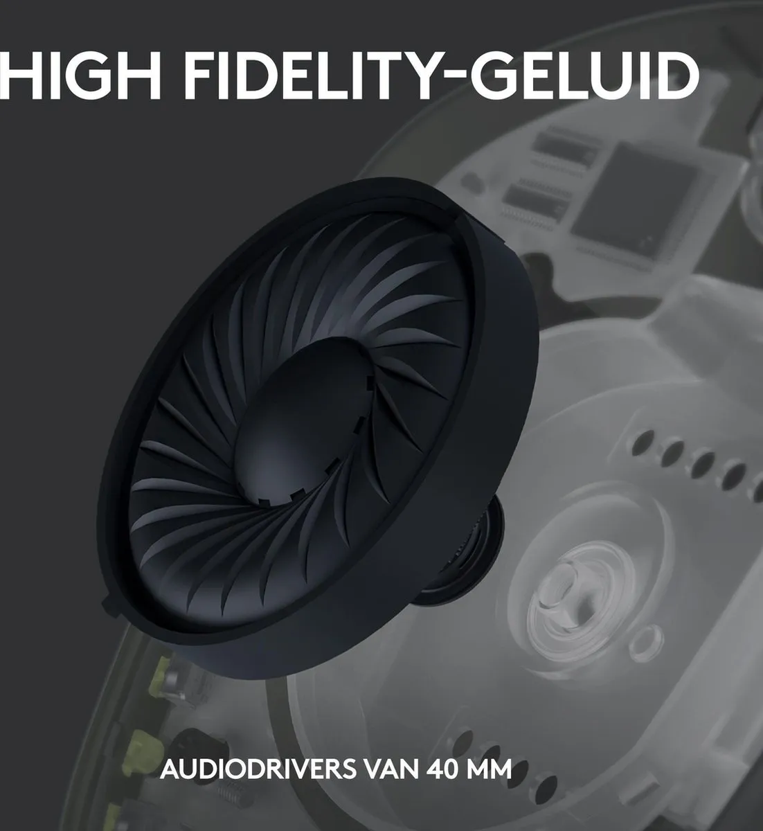 Logitech G435 LIGHTSPEED - Draadloze Gaming Headset - Bluetooth - Zwart