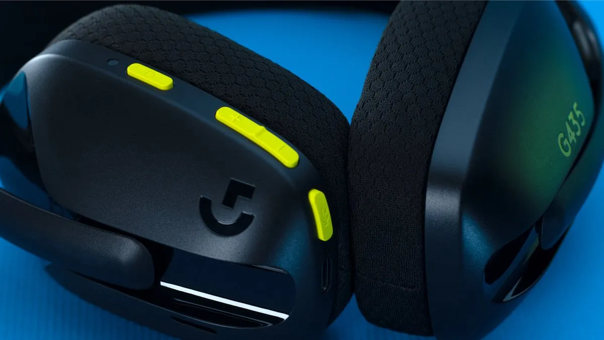 Logitech G G435 LIGHTSPEED Gaming Headset - Zwart - afbeelding 6 van 6