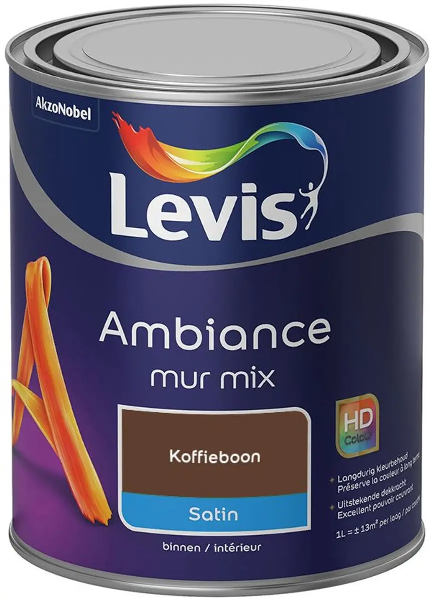 Levi's Ambiance Mur Satin Mix Verf 1L