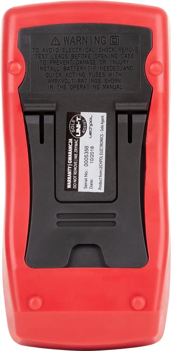 UNI-T UT107 Multimeter - Auto Diagnose - Zwart