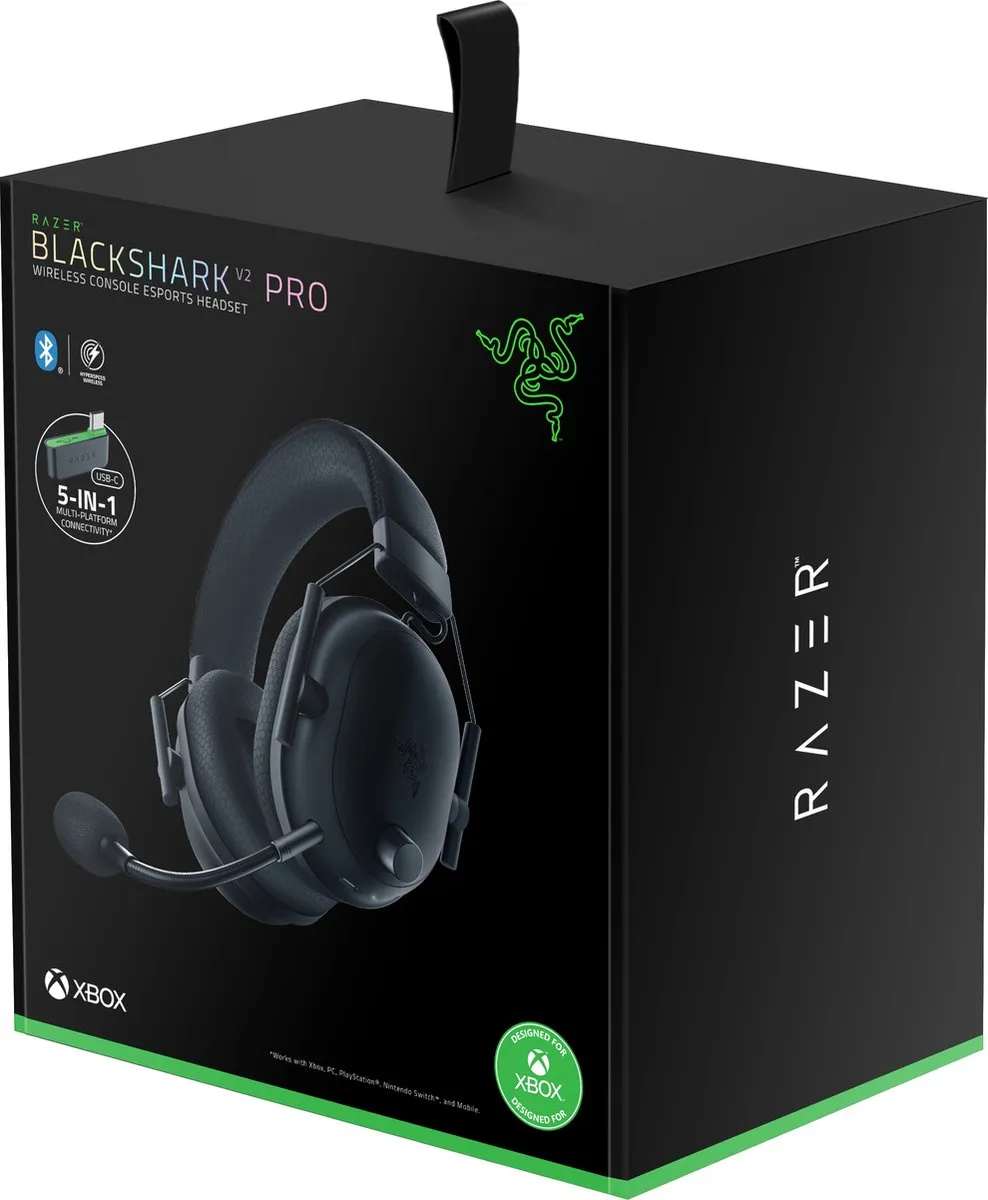 Razer BlackShark V2 Pro RZ04-04530300 Draadloze Headset - Xbox - Zwart - afbeelding 6 van 6