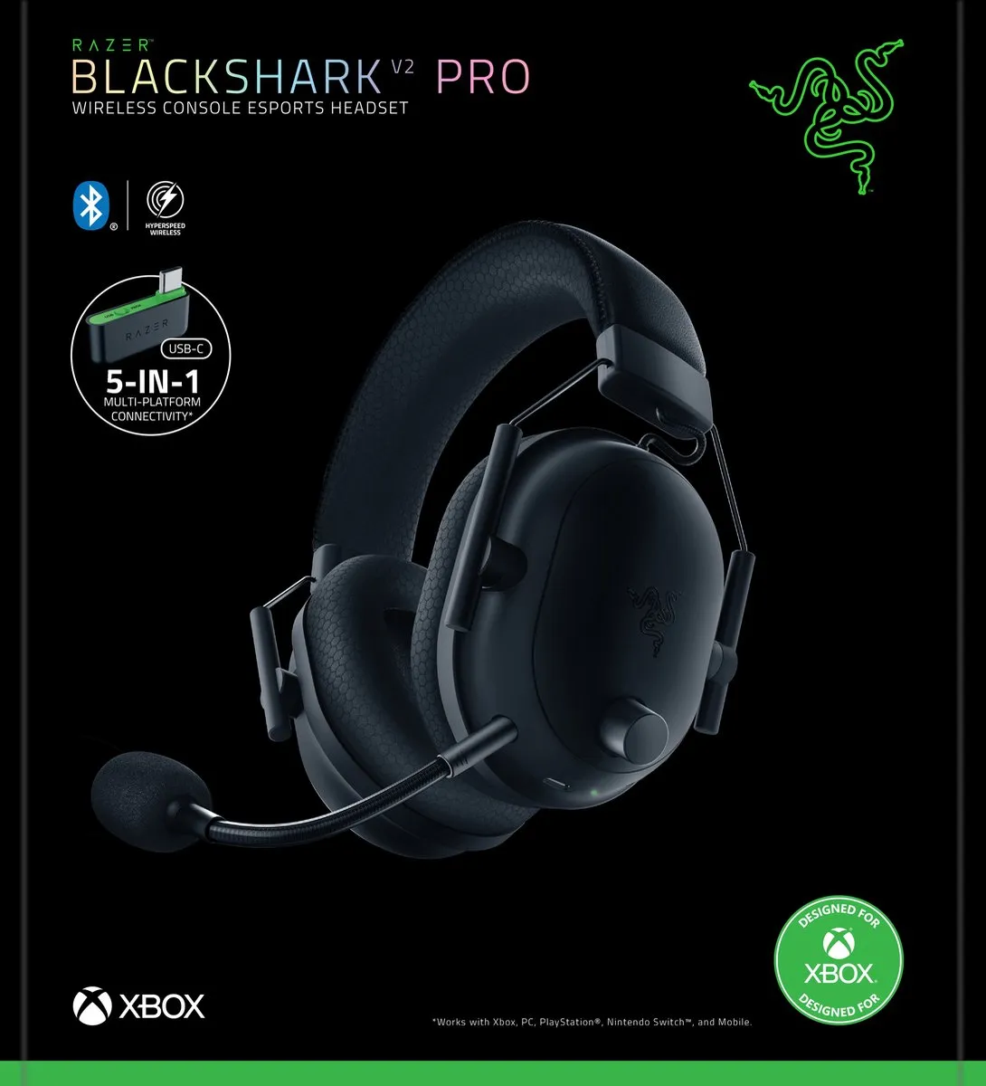 Razer BlackShark V2 Pro RZ04-04530300 Draadloze Headset - Xbox - Zwart