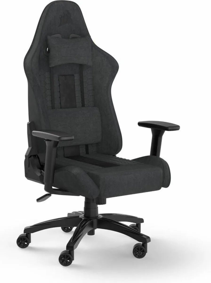 Corsair TC100 CF-9010052-WW Gaming Stoel - Zwart/Grijs - afbeelding 6 van 6