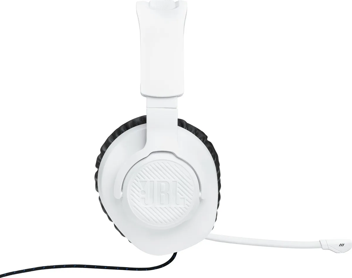 JBL Quantum 100P Gaming Headset - Wit/Blauw