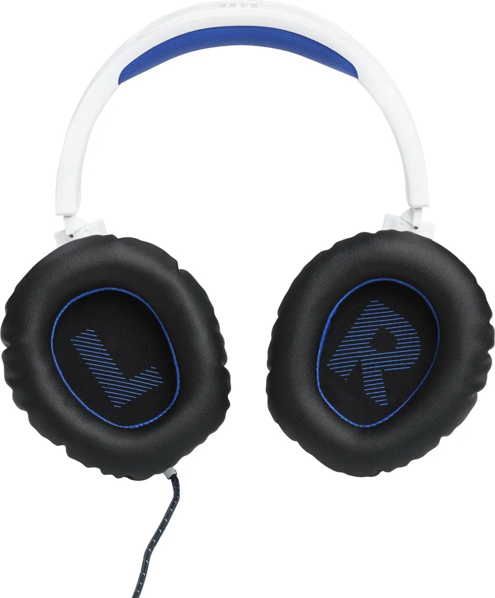 JBL Quantum 100P Gaming Headset - Wit/Blauw - afbeelding 6 van 6