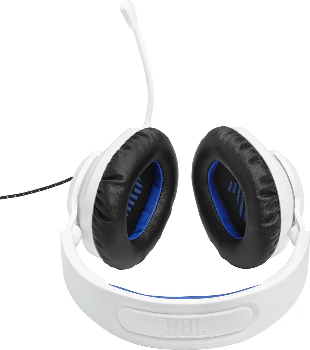 JBL Quantum 100P Gaming Headset - Wit/Blauw