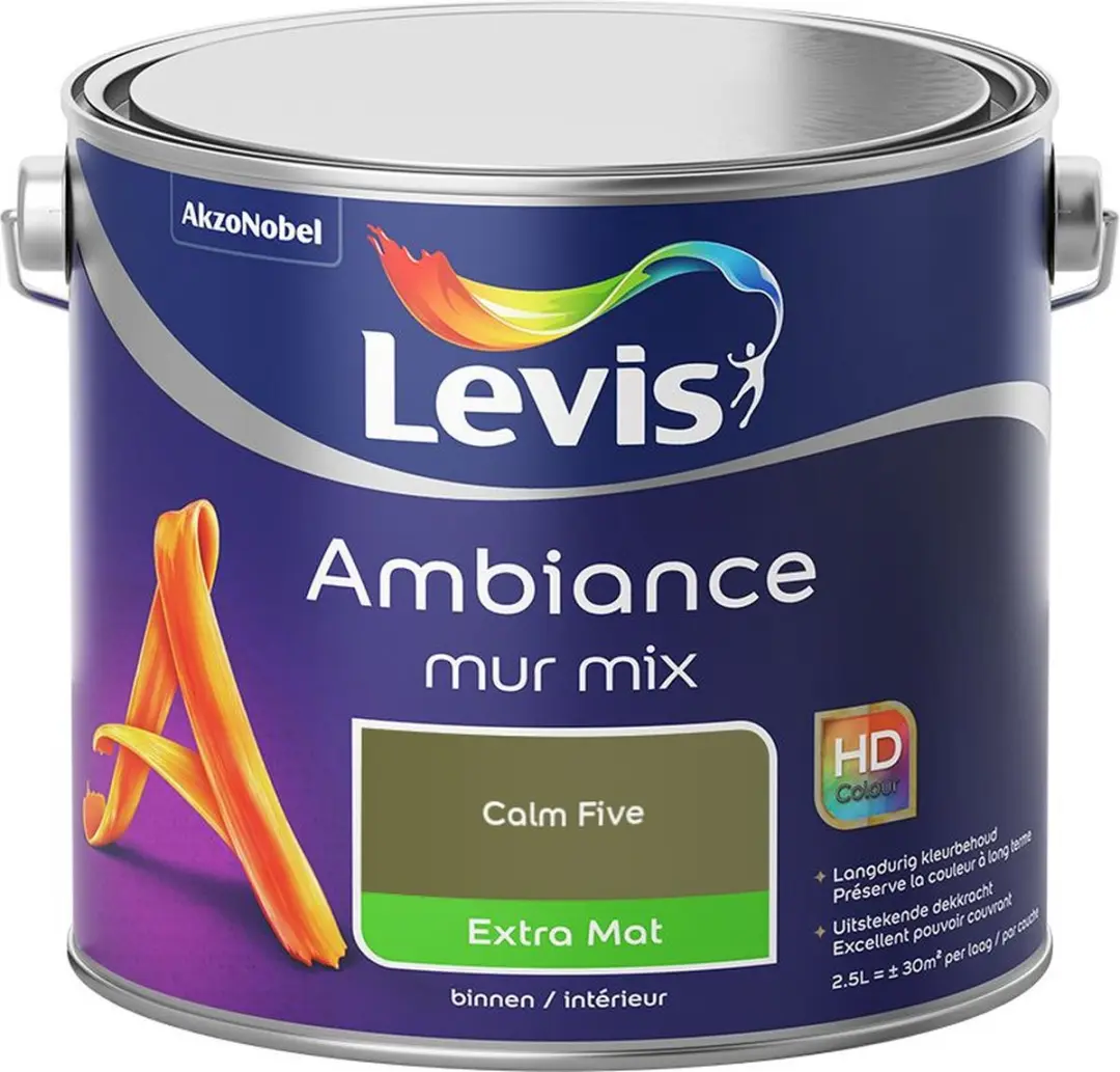 Levi's Ambiance Mur Extra Mat Mix Calm Five Mengverf 2,5L