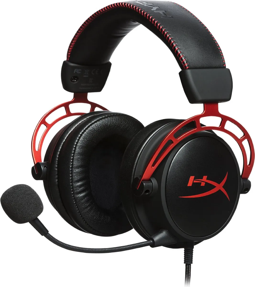 HyperX Cloud Alpha Pro HX-HSCA-RD/EM Gaming Headset - Zwart/Rood