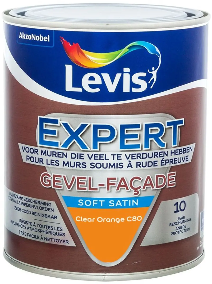 Levi's Expert Gevel Mix Clear Orange C80 Mengverf 1L