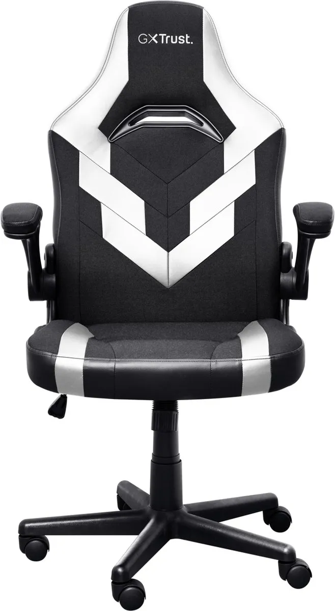 Trust GXT 703W - Riye Gaming Stoel - Gaming Chair - Verstelbaar - Wit/Zwart
