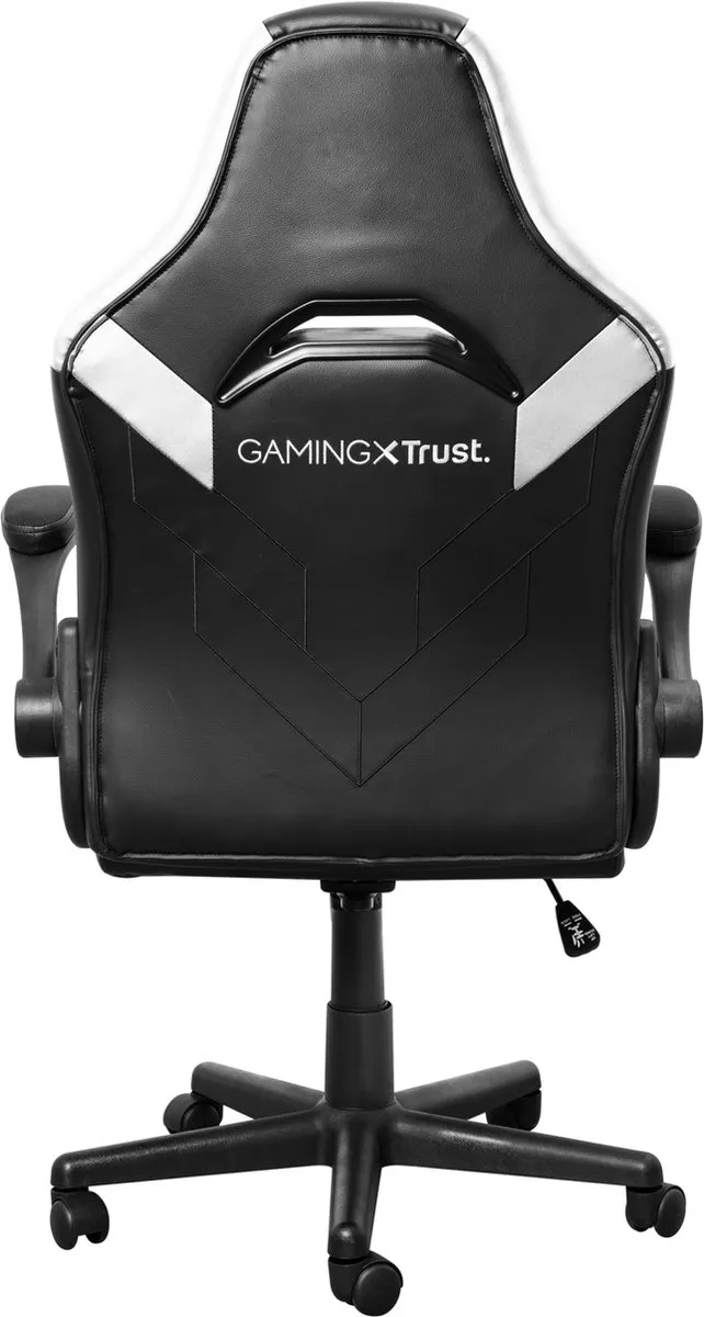 Trust GXT 703W - Riye Gaming Stoel - Gaming Chair - Verstelbaar - Wit/Zwart