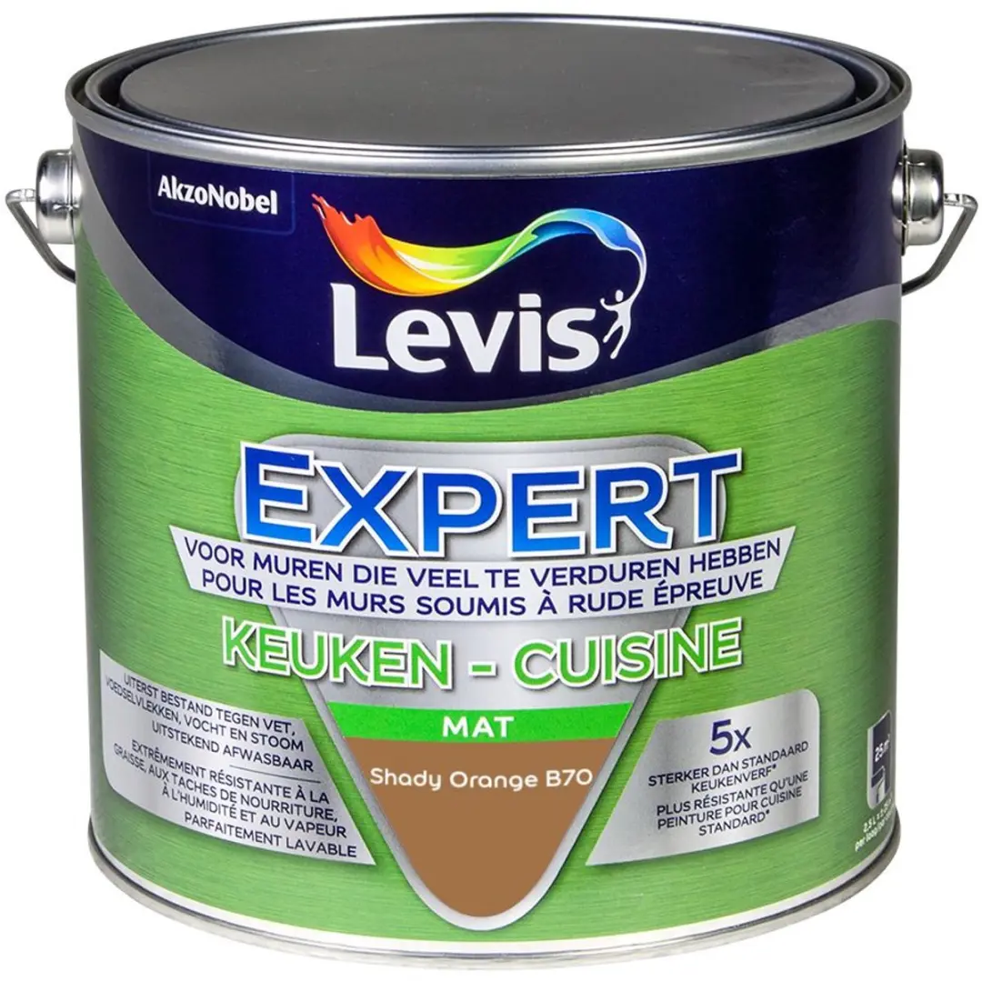Levi's Expert Keuken Mix Shady Orange B70 Mengverf 2,5L