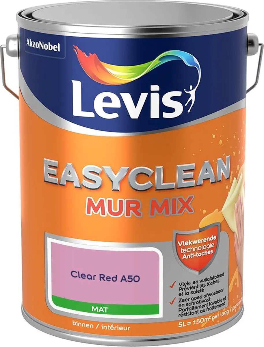 Levi's Easyclean Mur Mat Mix Clear Red A50