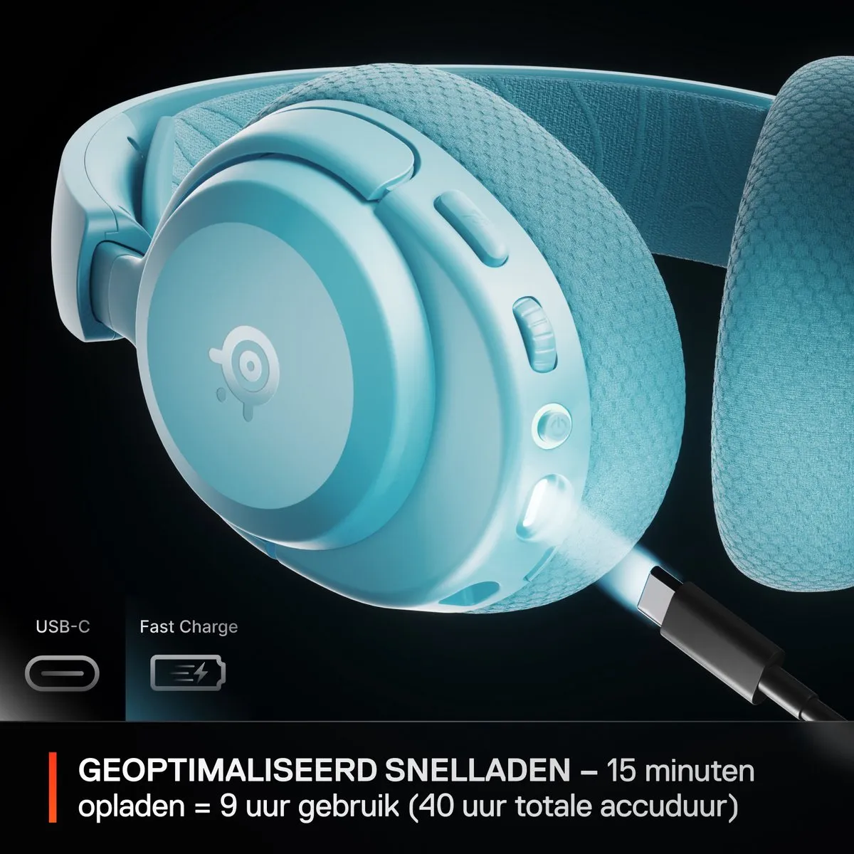 SteelSeries Arctis Nova 3P Wireless Headset - PS5 - Aqua