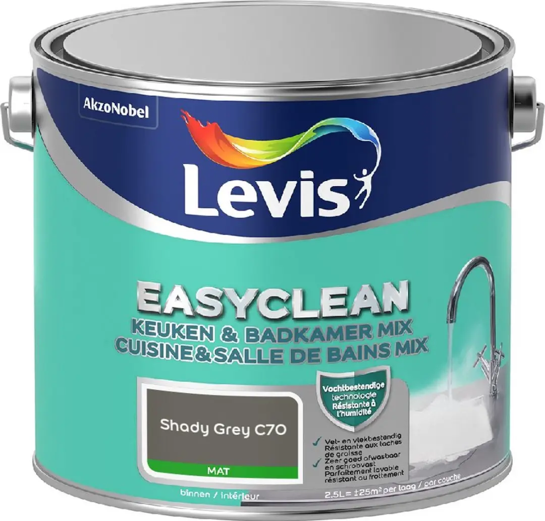 Levi's Easyclean Mengverf Shady Grey C70