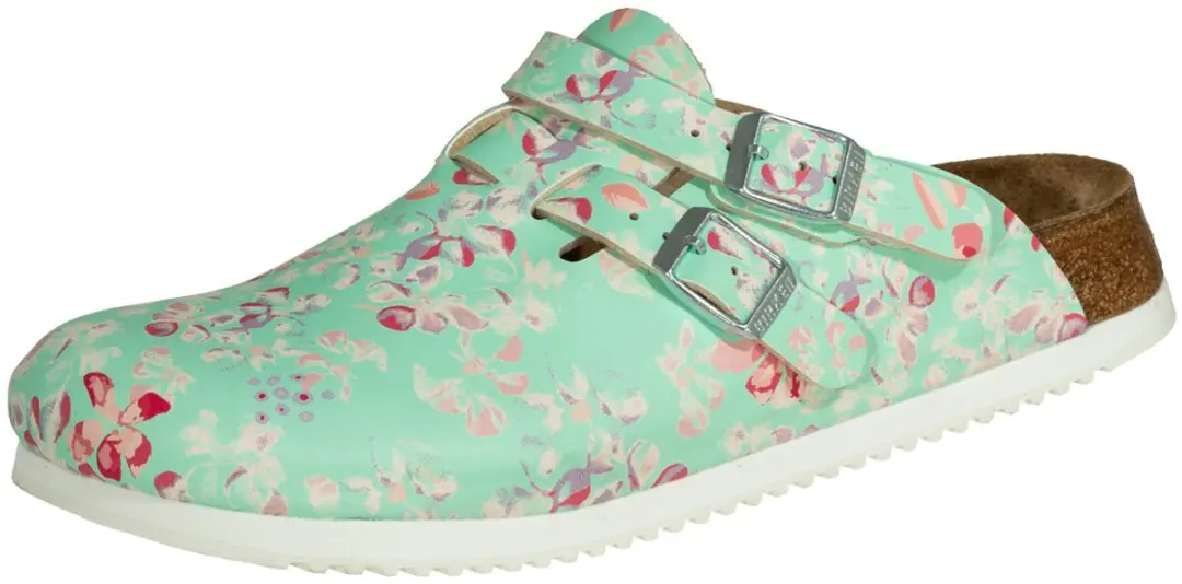 Birkenstock Kay SL Dames Werkklompen Flower Field Mint