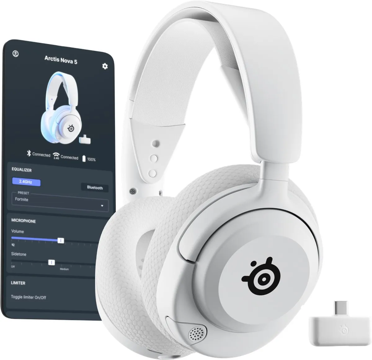SteelSeries Arctis Nova 5 61671 Gaming Headset - Wit