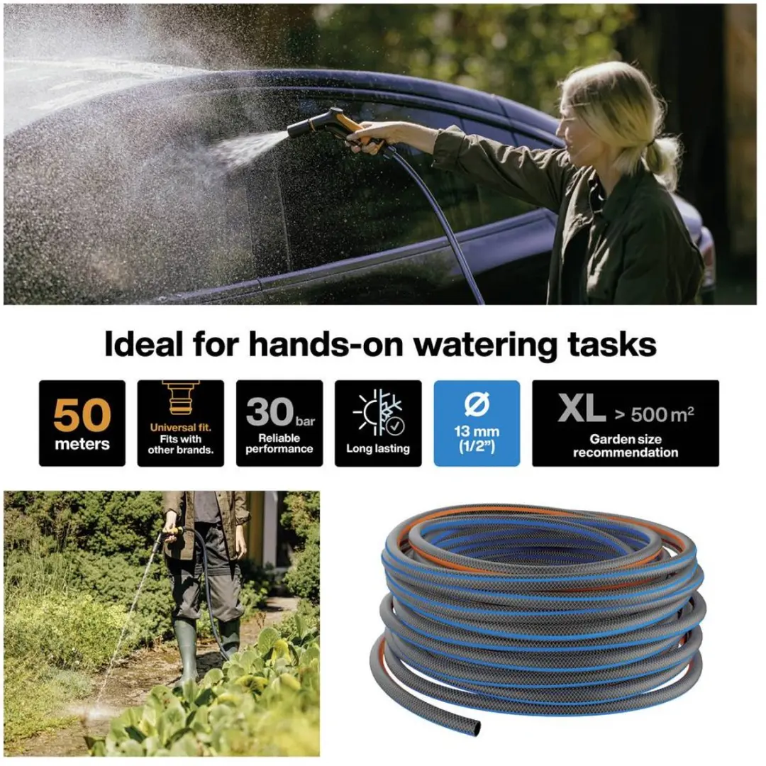 Fiskars X-Series Tuinslang 50m - 1/2 inch