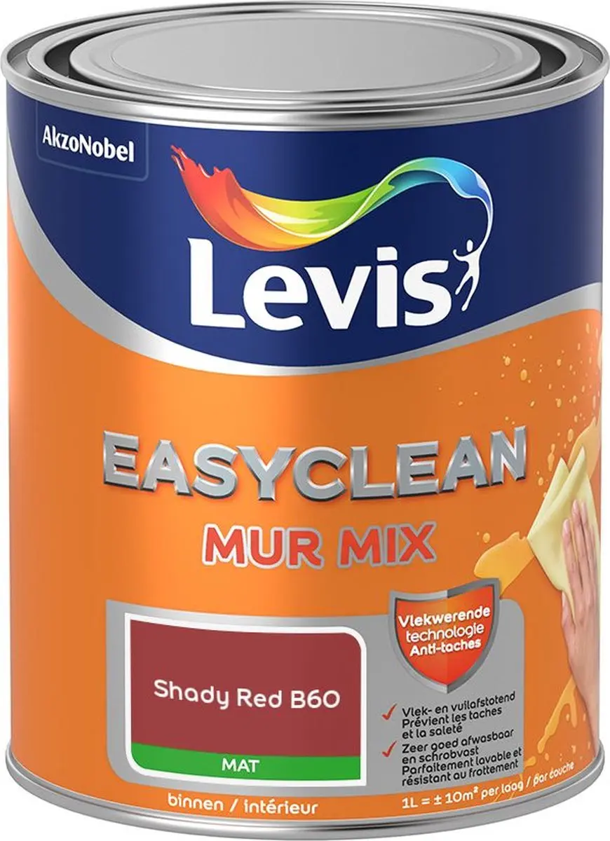 Levi's Easyclean Mur Mat Mix Shady Red B60