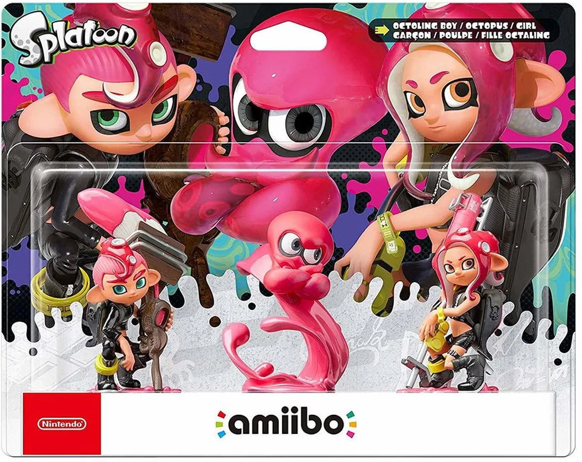 Nintendo Amiibo Octoling 3-Pack - Splatoon - afbeelding 6 van 6