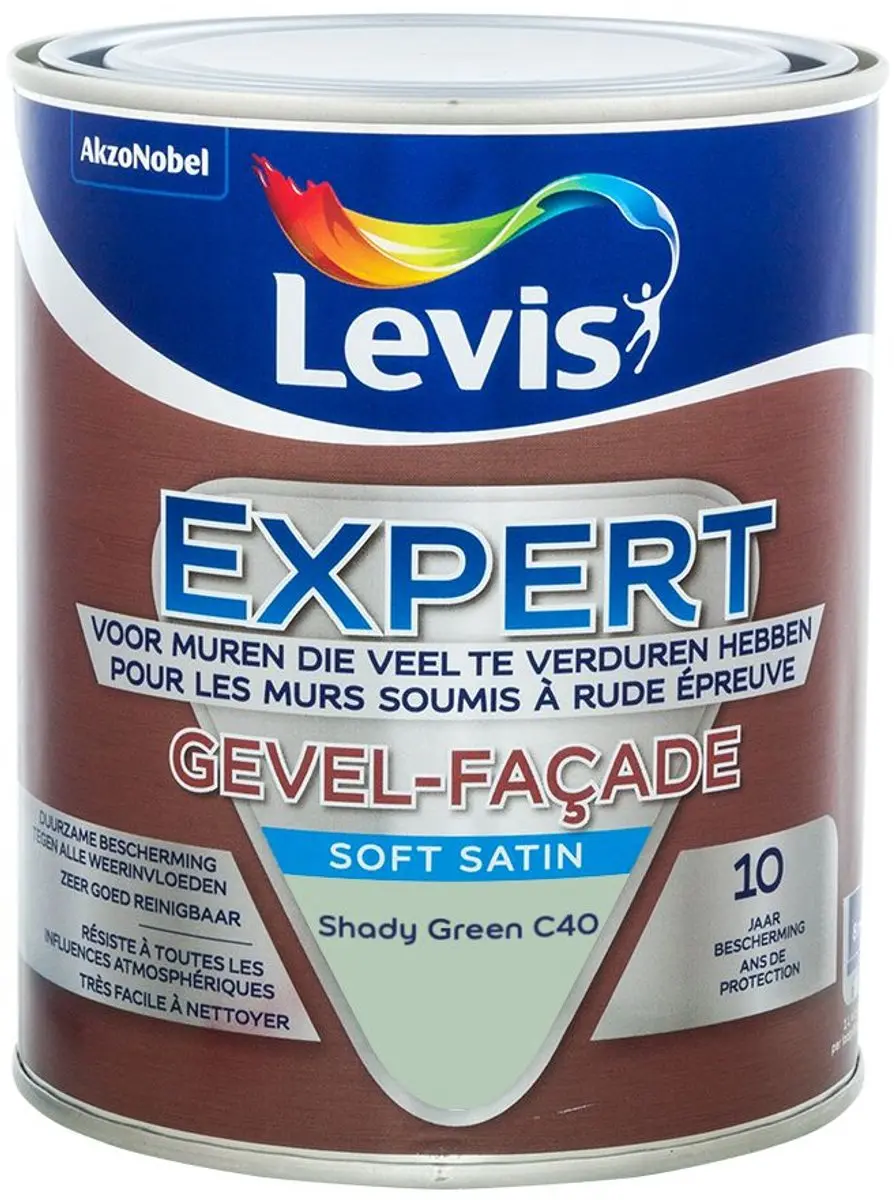 Levi's Expert Gevel Mix Shady Green C40 Mengverf 1L