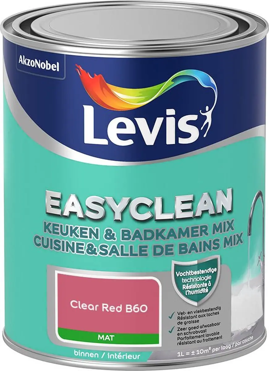 Levi's Easyclean Mengverf Clear Red B60