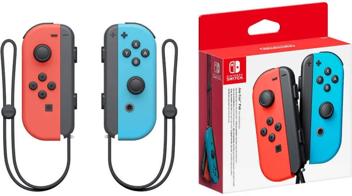 Nintendo Switch Joy-Con Controller paar - Neon Rood en Blauw