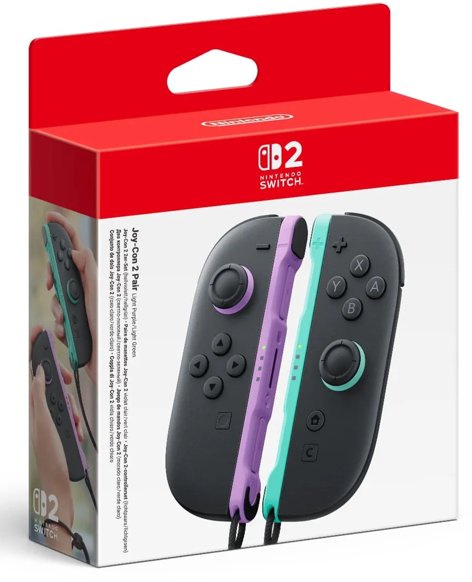 Nintendo Switch 2 Joy-Con Paar - Paars/Groen - afbeelding 6 van 6