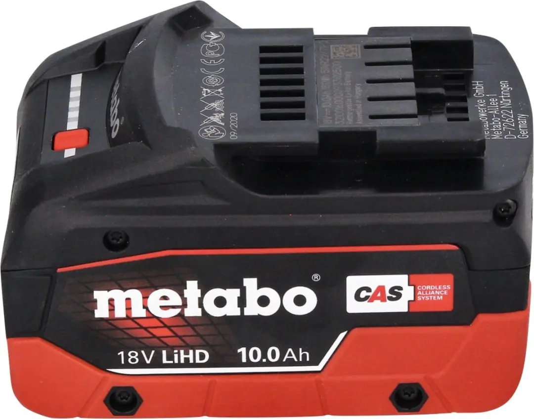 Metabo WVB 18 LTX BL 15-125 Accu Haakse Slijper - 18V 125mm Borstelloos - 10.0Ah