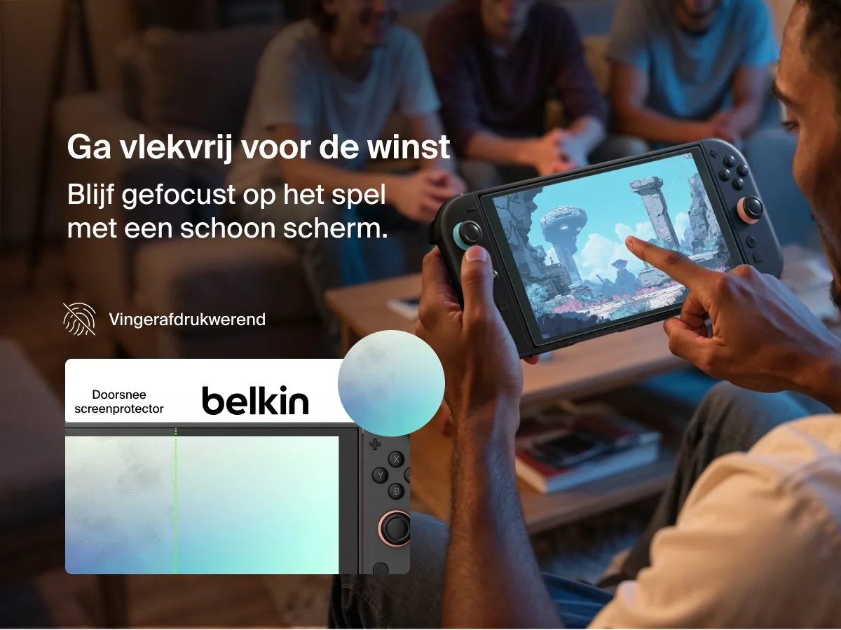 Belkin ENA004HQ Reflectiewerende Screen Protector Nintendo Switch 2