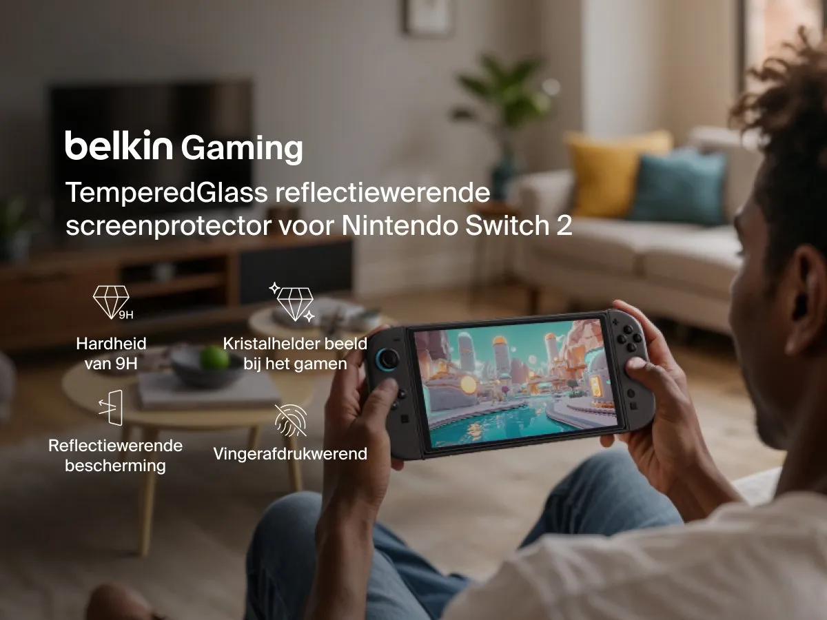 Belkin ENA004HQ Reflectiewerende Screen Protector Nintendo Switch 2