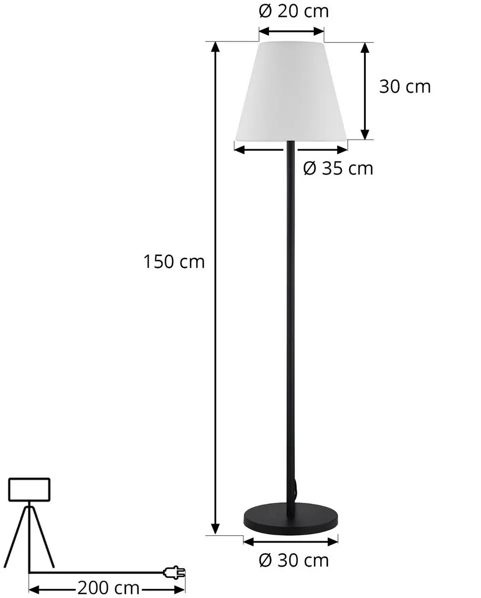 Lucande Terraslamp E27 15W