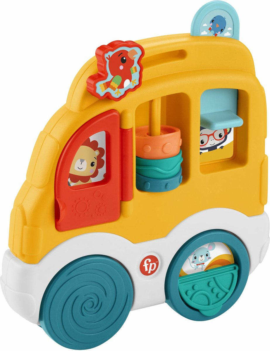 Fisher-Price Animal Friends Discovery Car, 0,5 jaar, Geluid, Kunststof, Meerkleurig