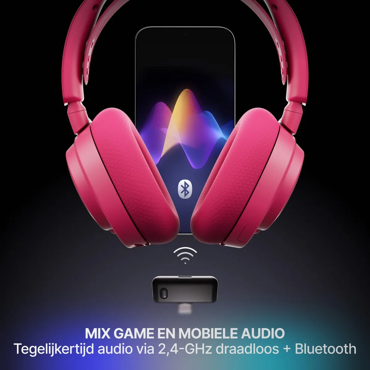 SteelSeries Arctis Nova 7 Gen 2 61732 Gaming Headset - Magenta - afbeelding 6 van 6