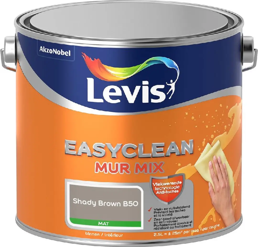 Levi's Easyclean Mur Mat Mix Shady Brown B50