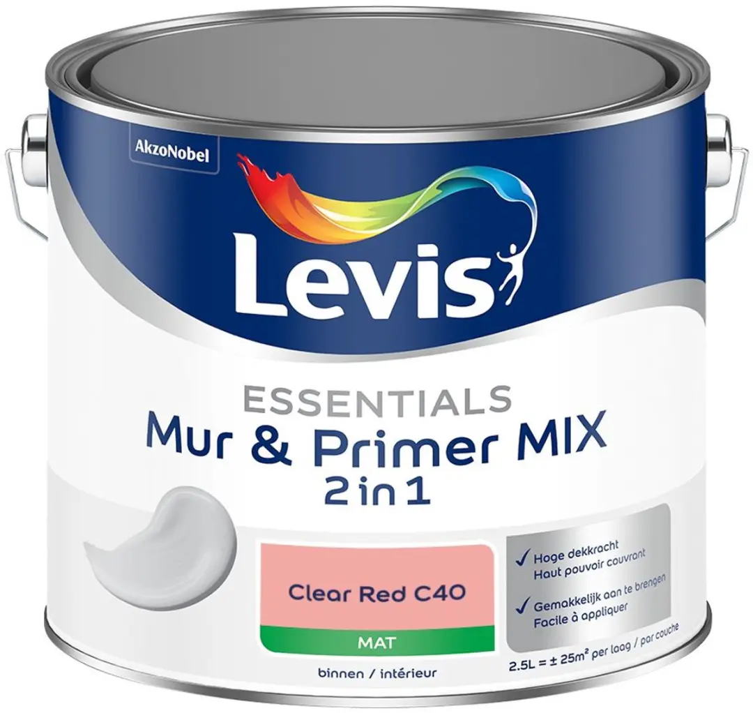 Levi's Essentials Mur & Primer Mix Clear Red C40