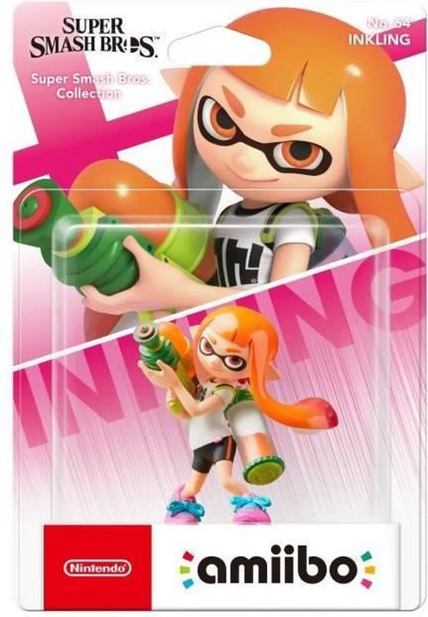 Nintendo Amiibo Inkling Super Smash Bros. Collection