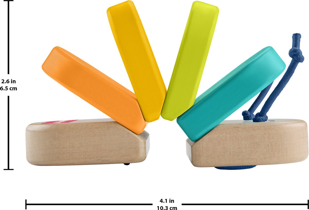 Fisher-Price Houten Rammelaar Rups