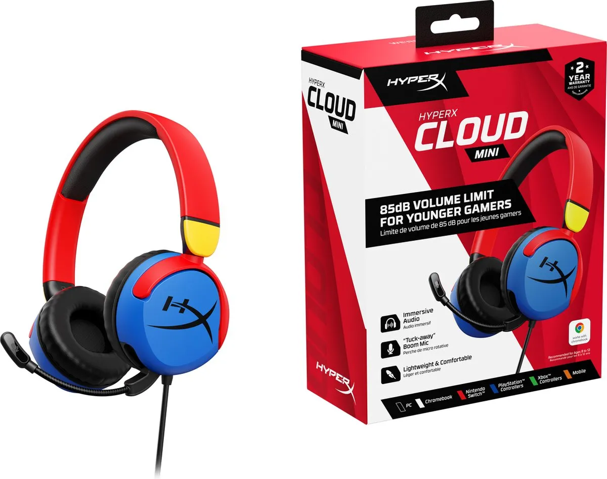 HyperX Cloud Mini 7G8F3AA Gaming Headset - Meerkleurig