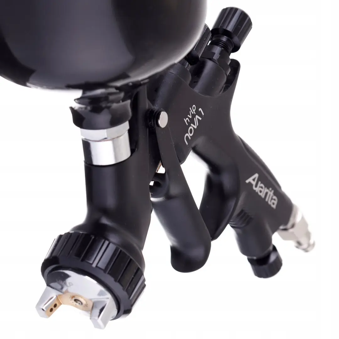 HVLP Verfspuit 1.8mm met 600ml Kunststof Tank