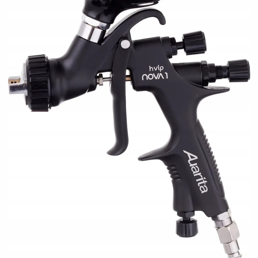 HVLP Verfspuit 1.8mm met 600ml Kunststof Tank